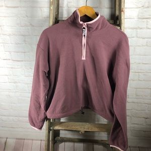 Pink Thermal Quarter Zip